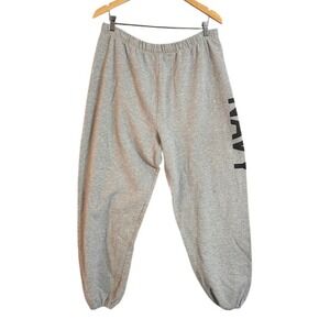 JERZEES NUBLEND Gray NAVY Athletic Sweatpants Joggers Pants 2XL